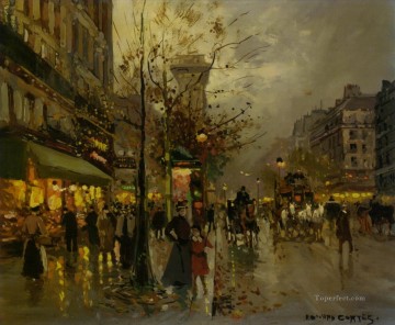 パリのEC大通り Oil Paintings